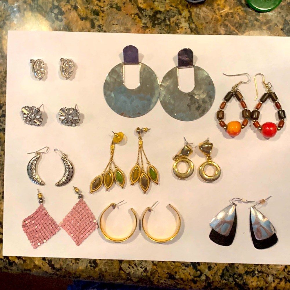 Pierced Earrings 10 pair
